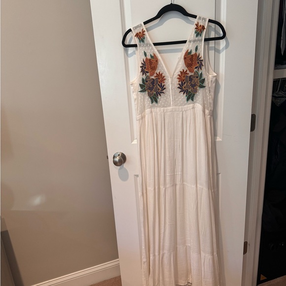 Tickets To Paradise White Embroidered Maxi Dress - Picture 2 of 3